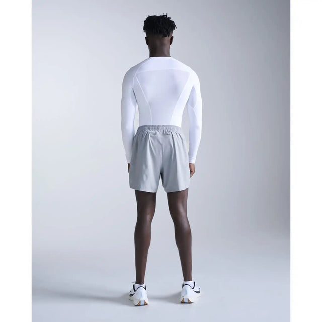 2XU chandail de compression Core manches longues sport homme - Blanc