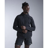2XU Ignition Shield Jacket homme - Noir / Argent réfléchissant