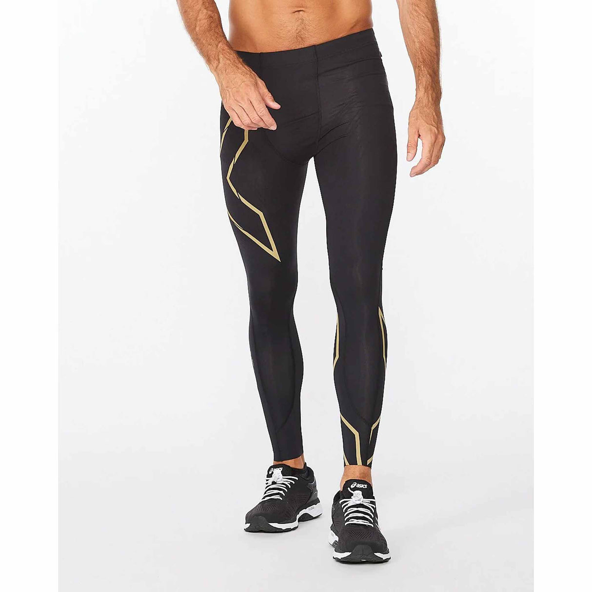 2XU MCS Run Compression legging de course a pied sport pour homme - Noir / Or