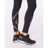 2XU MCS Run Compression legging de course a pied sport pour homme - Noir / Or