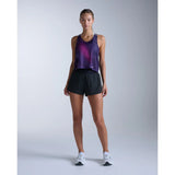 2XU Light Speed React Singlet femme - Violet Mist / Lavender Reflect