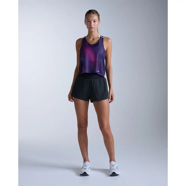 2XU Light Speed React Singlet femme - Violet Mist / Lavender Reflect