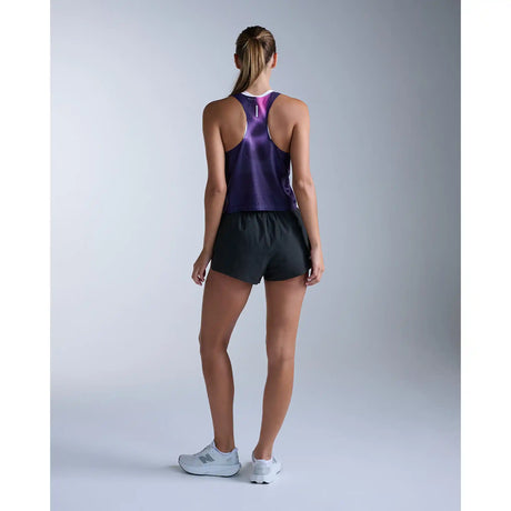 2XU Light Speed React Singlet femme - Violet Mist / Lavender Reflect