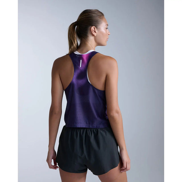 2XU Light Speed React Singlet femme - Violet Mist / Lavender Reflect