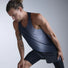 2XU Light Speed React camisole de course homme - Moonstone Mist / Black Reflective