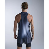 2XU Light Speed React camisole de course homme - Moonstone Mist / Black Reflective