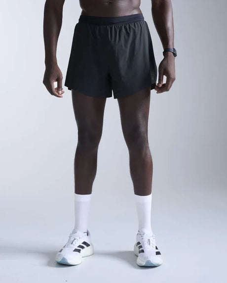 2XU Light Speed Stash 5-inch running shorts for men - Black / Black Reflective