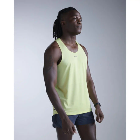 2XU Light Speed Tech camisole de course homme - Cool Matcha / Black Reflective