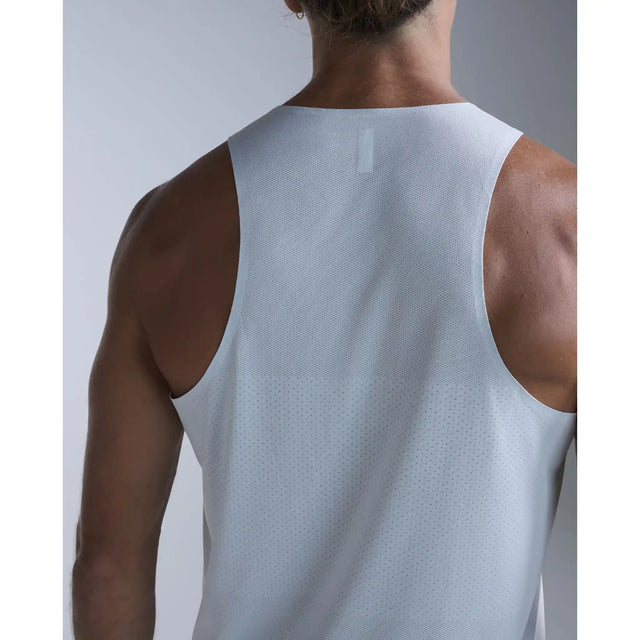 2XU Light Speed Tech camisole de course homme - Moonstone / Black Reflective