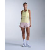 2XU Light Speed Tech camisole de course femme - Lemon Ice / Lemon Reflective