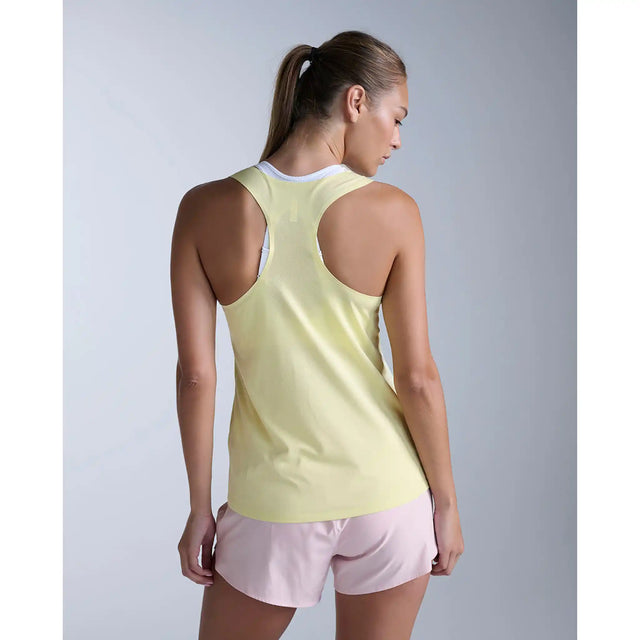 2XU Light Speed Tech camisole de course femme - Lemon Ice / Lemon Reflective