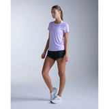 2XU Light Speed Tech t-shirt femme - Lavender / Lavender Reflective