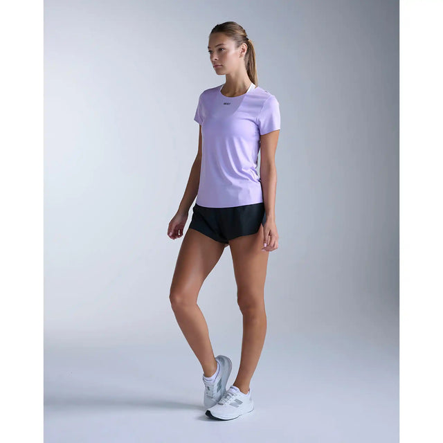 2XU Light Speed Tech t-shirt femme - Lavender / Lavender Reflective