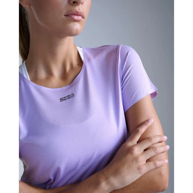 2XU Light Speed Tech t-shirt femme - Lavender / Lavender Reflective