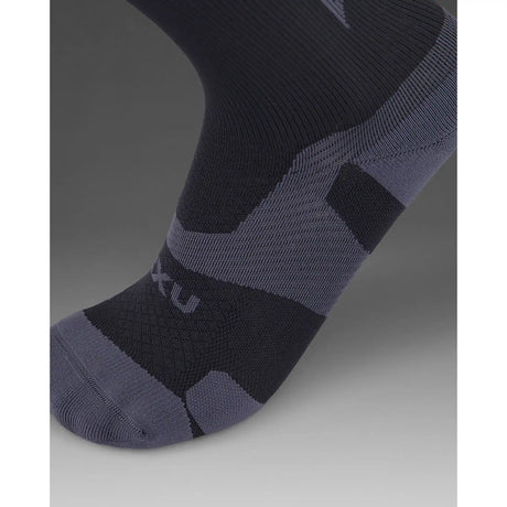 2XU Vectr Light Cushion Crew chaussettes de course - Noir / Titanium