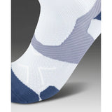 2XU Vectr Light Cushion Crew chaussettes de course - Halogen Blue / Stone