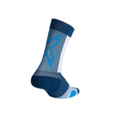 2XU Vectr Light Cushion Crew chaussettes de course a pied unisexe chambray moonlight dos