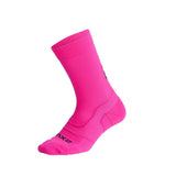 2XU Vectr Light Cushion Crew chaussettes de course a pied unisexe fuchsia noir