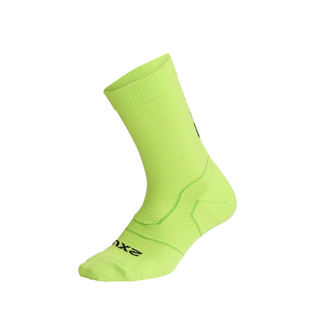 2XU Vectr Light Cushion Crew chaussettes de course a pied unisexe volt noir