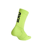 2XU Vectr Light Cushion Crew chaussettes de course a pied unisexe volt noir dos