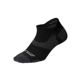 2XU Vectr Light Cushion bas court de course à pied unisexe noir titanium