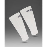 2XU manchons de compression X pour mollets - Blanc / Blanc