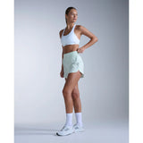 2XU Hi-Rise short 4 pouces femme - Mint Dust / Mint Reflective
