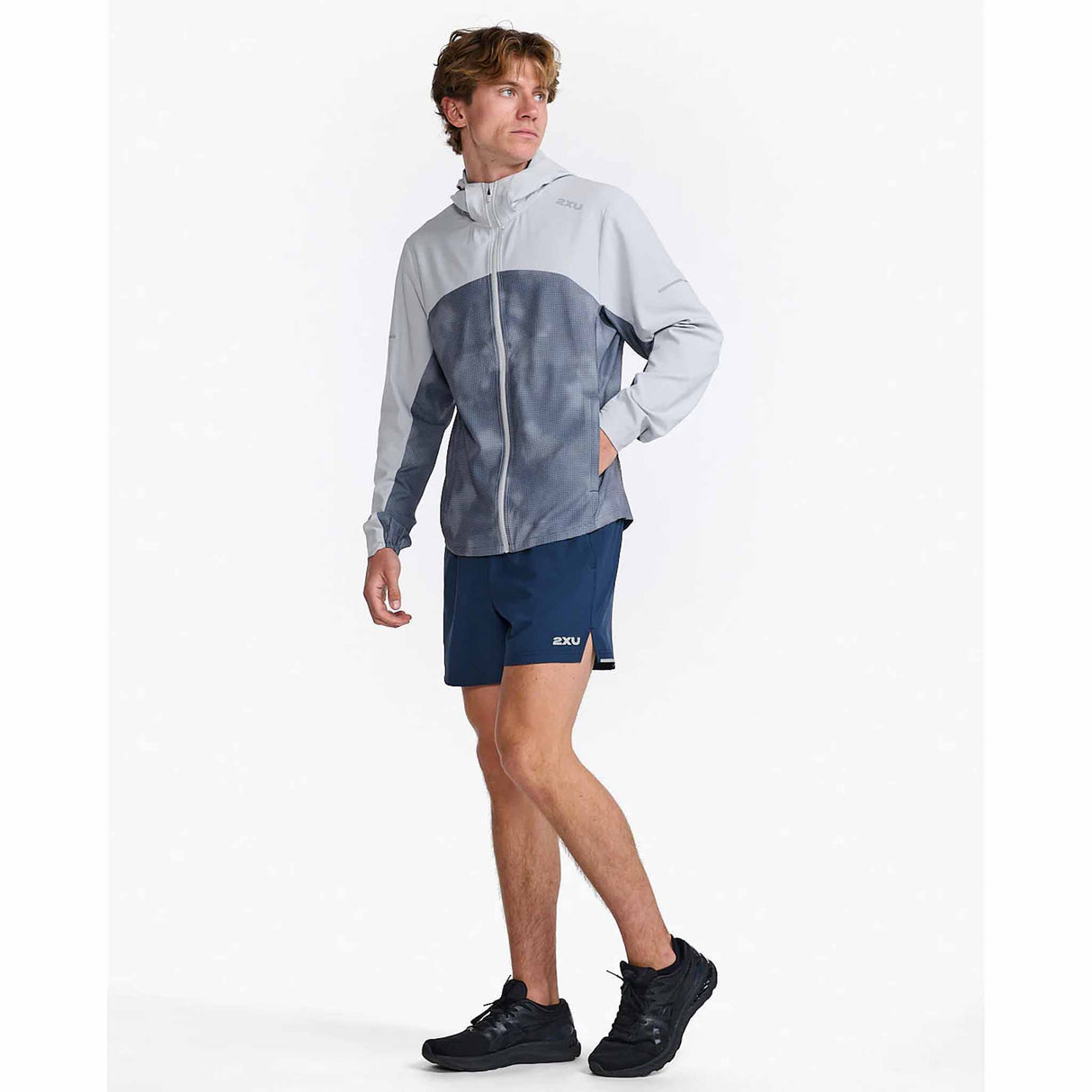 2XU 2XU Aero Jacket manteau de course à pied à l'épreuve de l'eau homme