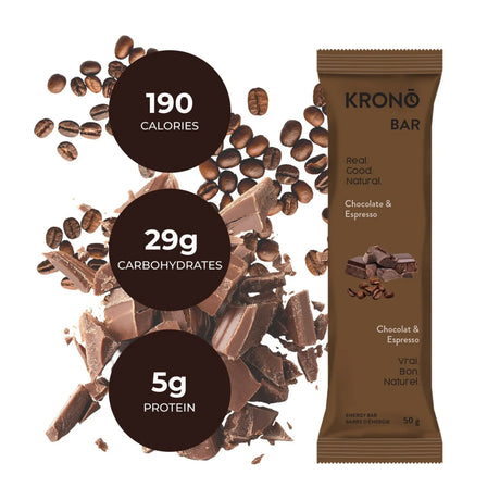 Krono Nutrition Energy Bars Chocolate & Espresso