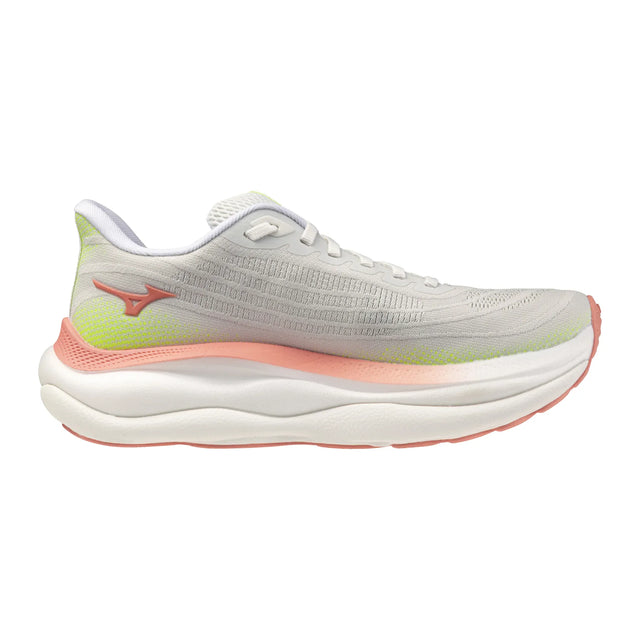 Mizuno Wave Sky 9 femme - GF White / Desert Flower