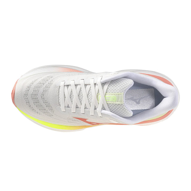 Mizuno Wave Sky 9 femme - GF White / Desert Flower