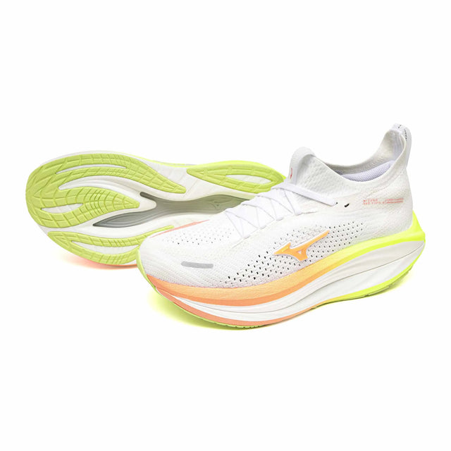 Mizuno Neo Vista 3 Women's Running Shoes - GF White / Flamingo Coral