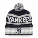 47 Brand Bering Cuff Knit Beanie New York Yankees - Dark Navy / White