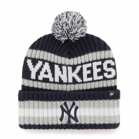 47 Brand Bering Cuff Knit Beanie New York Yankees - Dark Navy / White