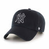 47 Brand Clean Up Cap New York Yankees - Black / White / Black