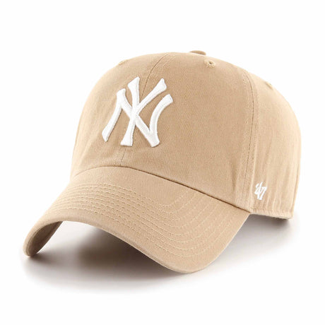 47 Brand Clean Up Cap New York Yankees - Khaki / White