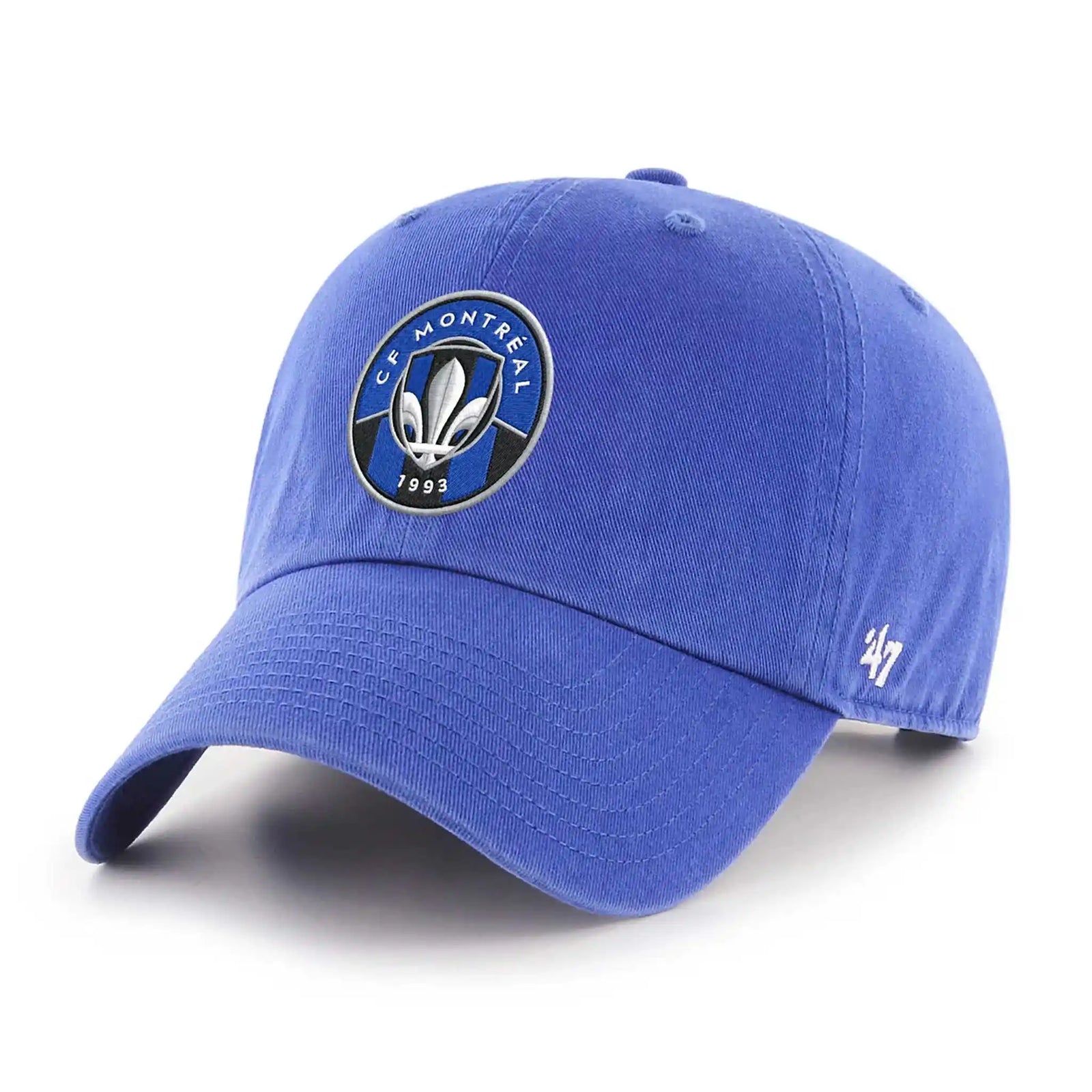 Casquette ajustable CF Montréal MLS 47 Brand Clean Up pour homme - Bleu Royal
