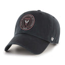 Casquette ajustable Inter Miami FC MLS 47 Brand Clean Up pour homme - Noir