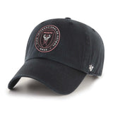 Casquette ajustable Inter Miami FC MLS 47 Brand Clean Up pour homme - Noir