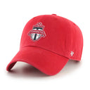 Casquette ajustable Toronto FC MLS 47 Brand Clean Up pour homme - Rouge