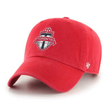 Casquette ajustable Toronto FC MLS 47 Brand Clean Up pour homme - Rouge