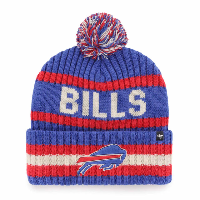 47 Brand Bering Cuff Knit Beanie NFL Buffalo Bills - Blue / Red