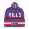 47 Brand Bering Cuff Knit Beanie NFL Buffalo Bills - Blue / Red