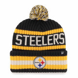 47 Brand Tuque à pompon Bering NFL Pittsburgh Steelers