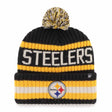 47 Brand 47 Brand Tuque à pompon Bering NFL Pittsburgh Steelers