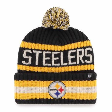 47 Brand 47 Brand Tuque à pompon Bering NFL Pittsburgh Steelers