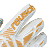 Reusch Attrakt Freegel Fusion Unai World Champion gants de gardien de soccer - White / Gold