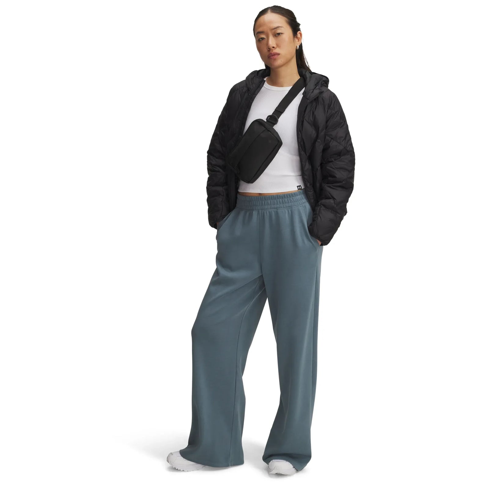 UA Legend Down women's jacket Black / Castlerock