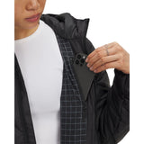 UA Legend Down women's jacket Black / Castlerock - internal pocket