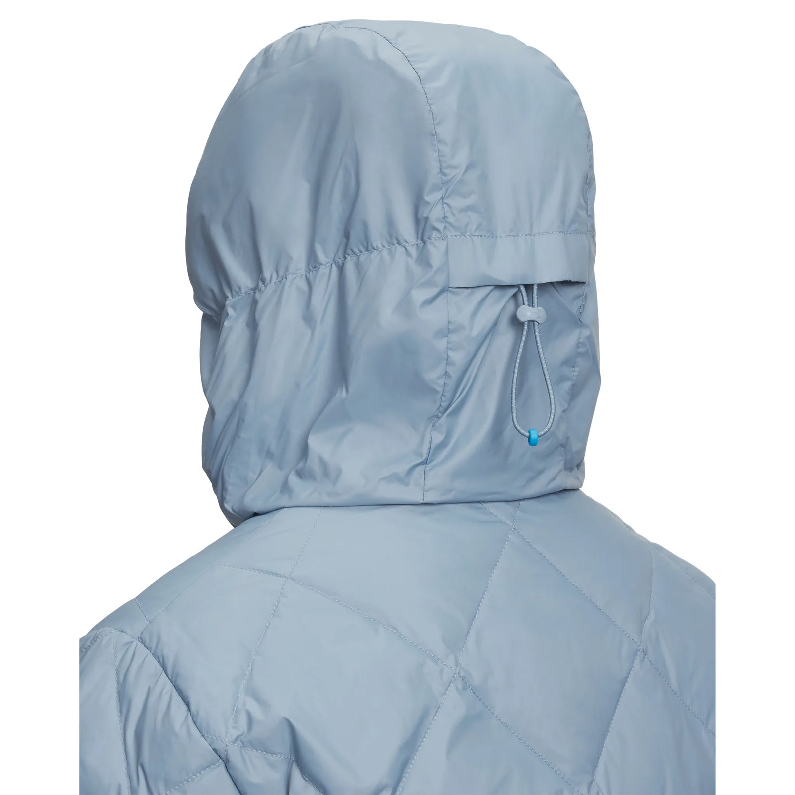 UA Legend Down women's jacket Blue Wind / Blue Fog - hood detail